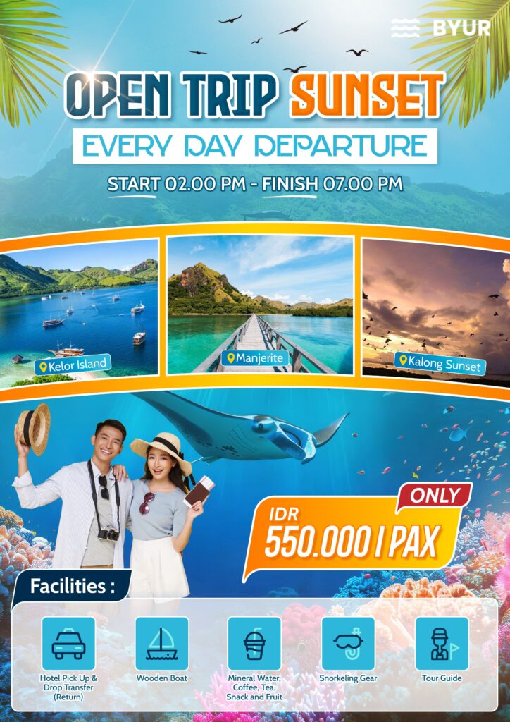 HALF DAY TRIP SUNSET KOMODO