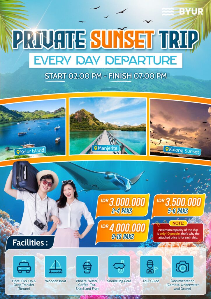 HALFDAY TRIP SUNSET PRIVATE